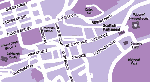 Scottish Parliament map