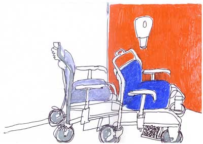 Wheelchairs-in-the-corridor