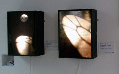 lightboxes on display at One Degree of Change