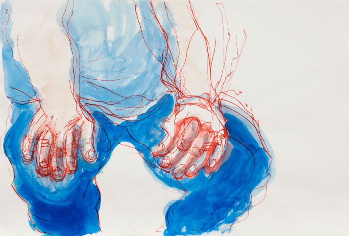 Eddie's hands