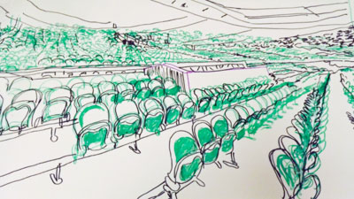 Centre court panorama detail