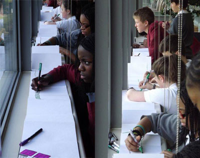 Pupils drawing