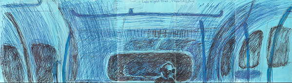 Late Night train, Victoria line 2020