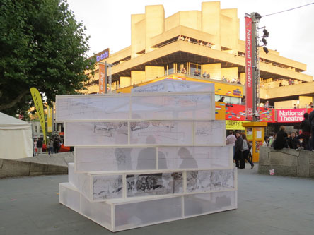Drawing tent at southbank
