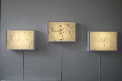 Expermental light boxes 2008