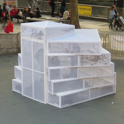 Live Drawing on the South Bank for Liberty Festival