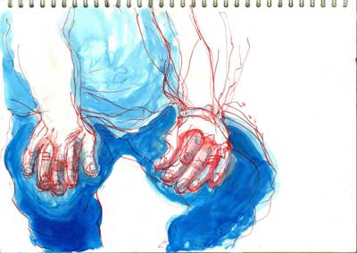 Eddiie's hands Geevor 2013