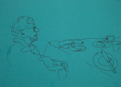 Joan at Breakfast
