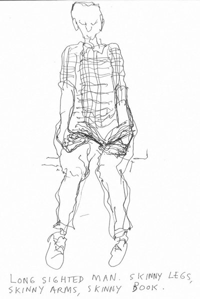 Northern line long sighted man
