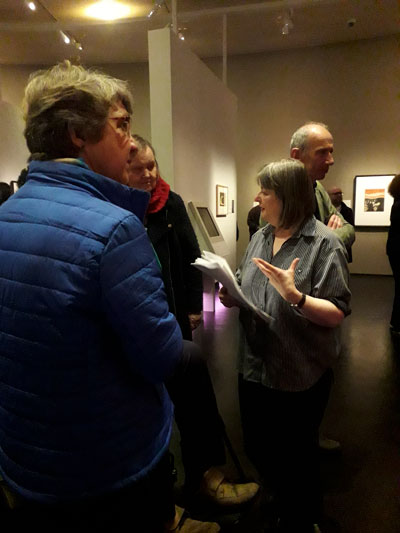 Sally facilitating a tour