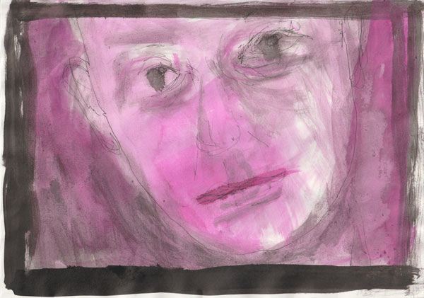 Director's pale face
